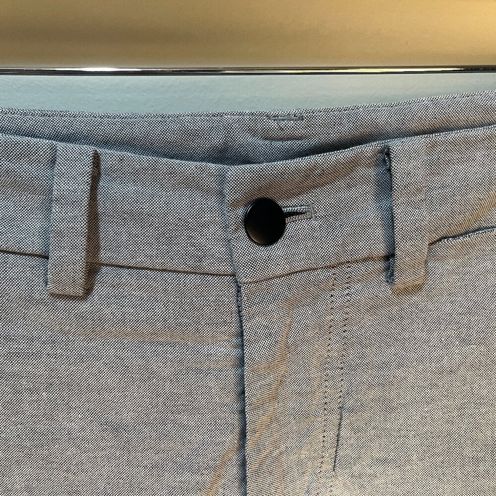Lululemon Men's Solid Light Gray Flat Front Chino… - image 1